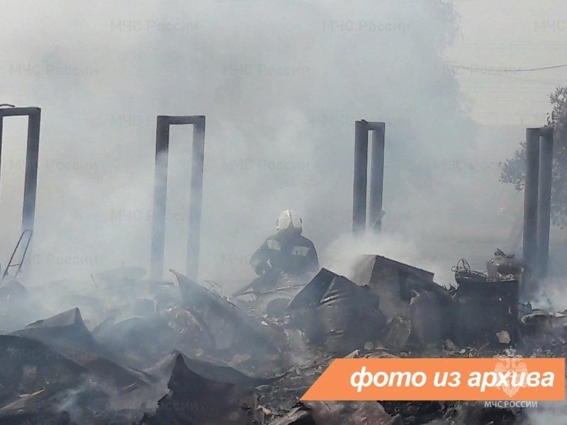 Пожарно-спасательные подразделения Ленинградской области локализовали пожар в Волосовском районе